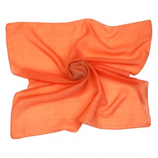 Pañuelo 100% seda,tamaño 50 x 50 cms,color naranja